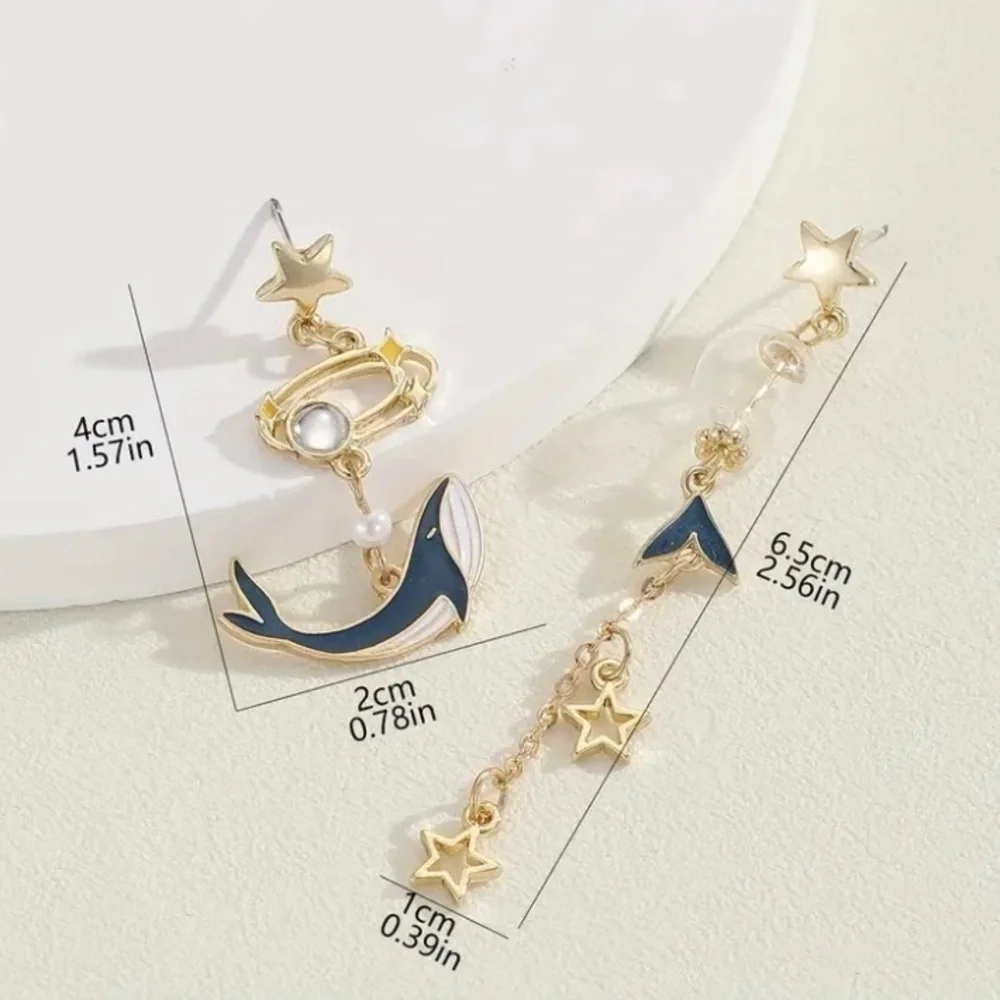 ✨Modcloth Baleen Whale Earrings